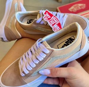 VANS NUDE/GLITTER