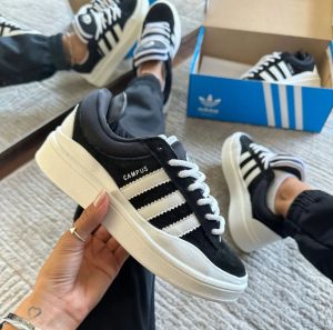 ADIDAS CAMPUS BAD BUNNY PTO/BCO ( LINHA IMPORTADA )