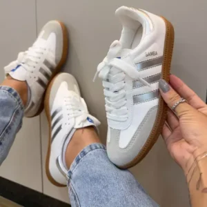 ADIDAS SAMBA BRANCO/PRATA