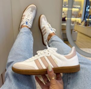ADIDAS SAMBA BRANCO/ROSE