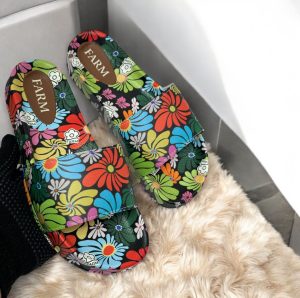 CHINELO SLIDE FARM FLORAL