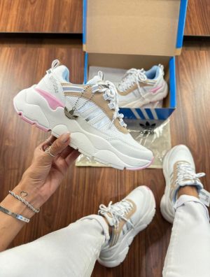ADIDAS DYMOND BRANCO CELESTE