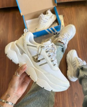 ADIDAS DYMOND BRANCO/CINZA