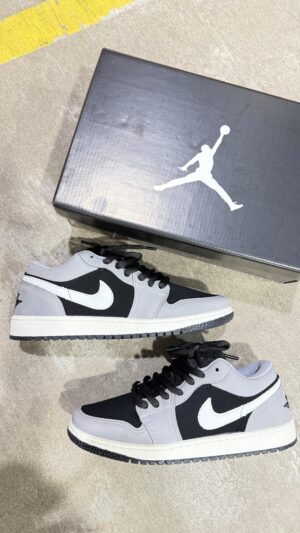 AIR JORDAN 1 LOW GRAFITE/PRETO ( LINHA LUXO )