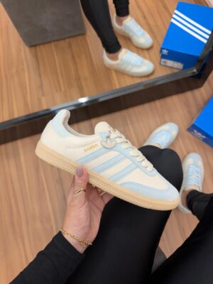 TENIS AD. SAMBA OFF WHITE/AZUL BB