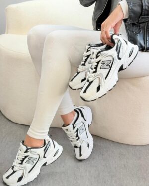 TENIS NB 530 BRANCO/PRETO ( LINHA IMPORTADA )